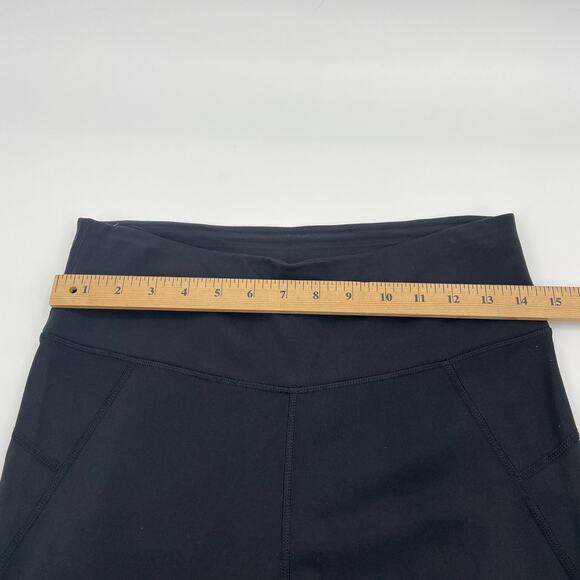 ATHLETA Black Leggings Size S Ankle Full Length High Waist Reflective Detail - Picture 5 of 7